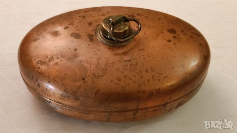 Стара бакърена, медна грейка Rein-Kupeer. , снимка 1