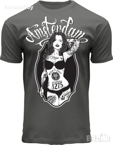 fox tattoo girl - страхотна мъжка тениска S, снимка 1