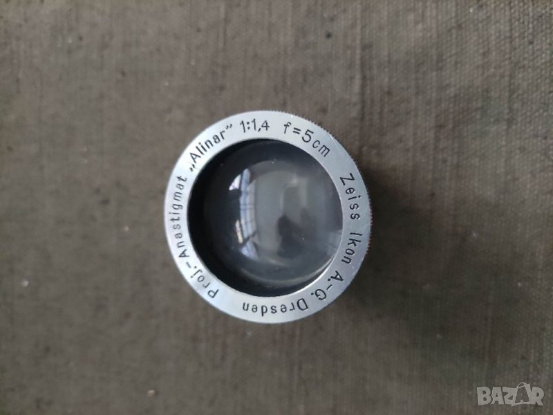 Продавам Обектив ZEISS IKON ALINAR 1:1.4 F=5CM  , снимка 1