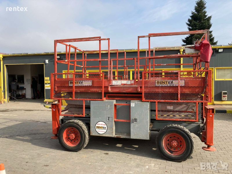 Дизелови ножични вишки 12/14м ПОД НАЕМ от Рентекс, снимка 1