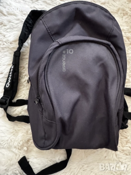 Раница Quechua Arpenaz малка — тъмносива, снимка 1