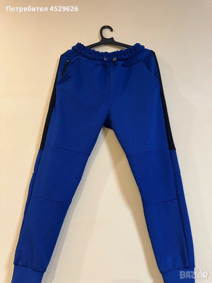 Синьо спортно долнище , снимка 1