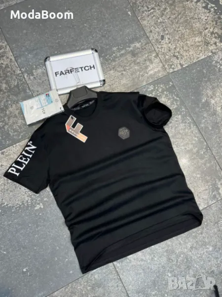 Philipp Plein черна мъжка тениска , снимка 1