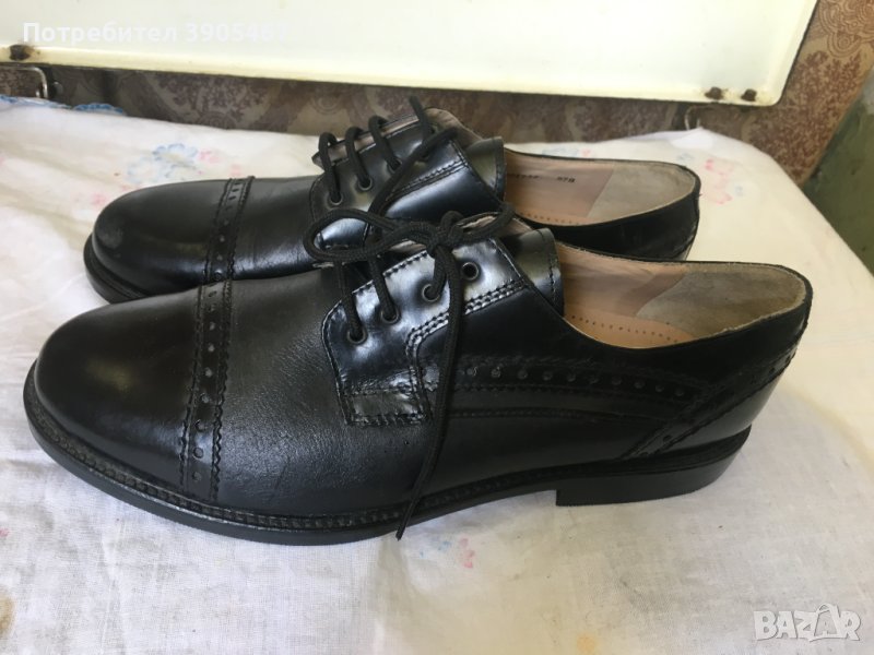 НОВИ кожени обувки №44, снимка 1