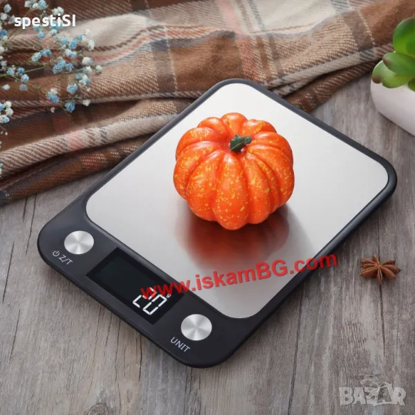 Многофункционална кухненска везна с дисплей до 5кг., снимка 1
