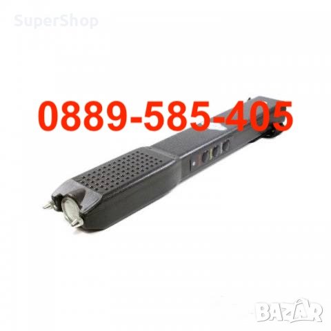 Мощен полицейски електрошок с LED фенер и силна сирена аларма, снимка 1