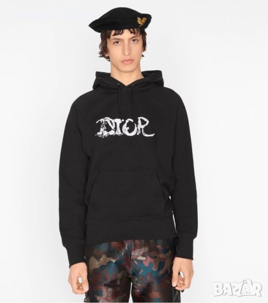 DIOR x PETER DOIG Embroidered Logo Slim Fit Мъжко / Дамско Горнище тип Суичър size XL (L), снимка 1
