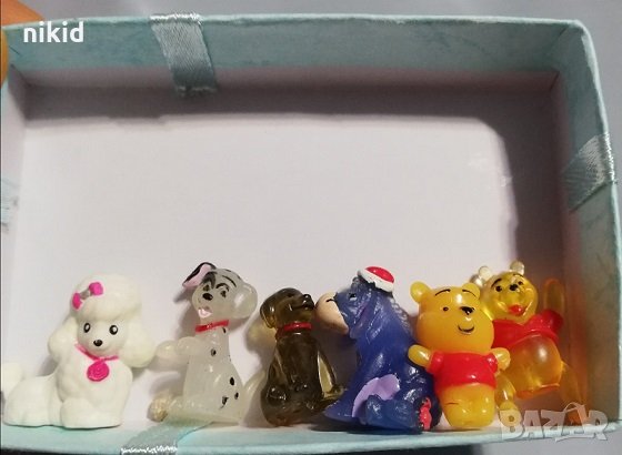 миниатюрни куче Мечо Пух PVC пластмасови фигурки фигурка топер за игра и украса торта, снимка 1