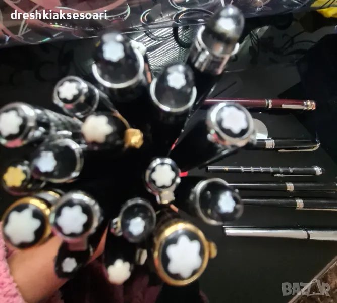 Ретро писалки,химикалки с карбон Dupont, Mont Blanc, Parker, , снимка 1