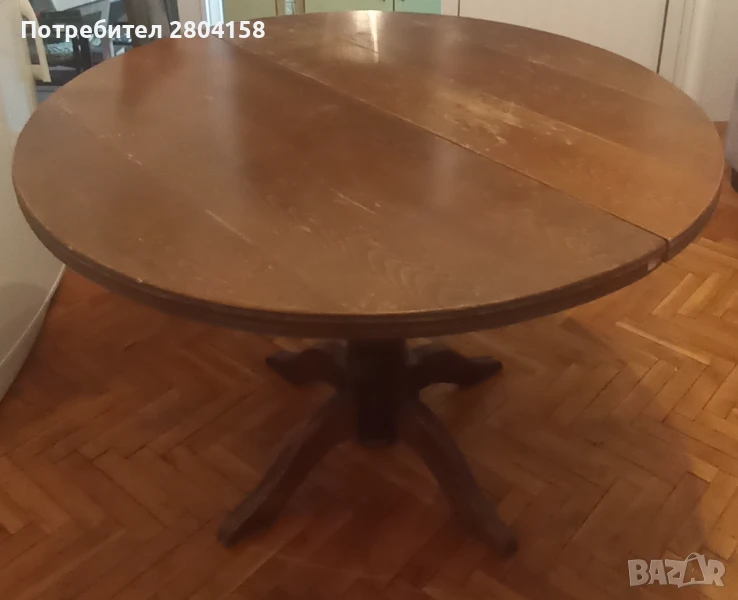 Масивна дървена маса, снимка 1
