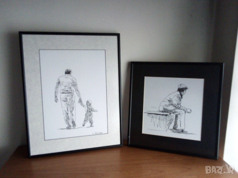 Гравюри, в рамка, снимка 1