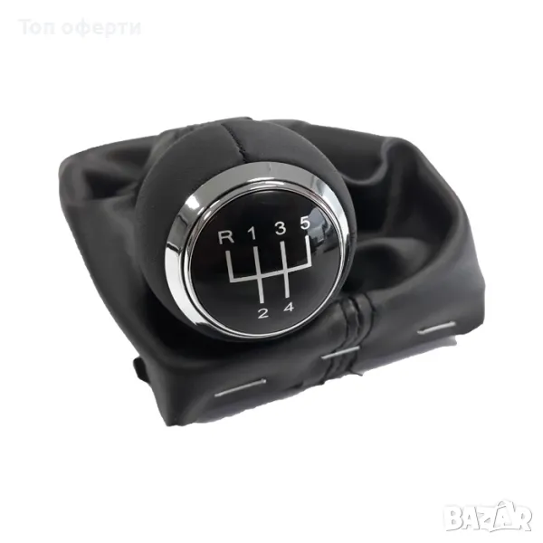 Топка за скоростен лост с маншон съвместима с Audi A4B8 08-13 с 5 скорости, снимка 1