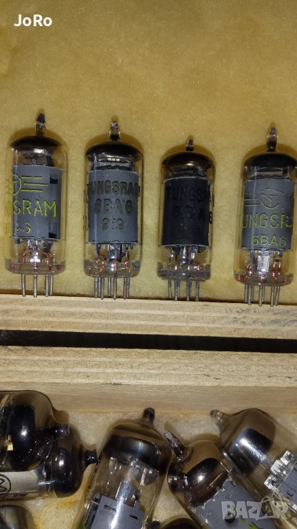 Радиолампи Tungsram 6BA6 beam- power pentode , снимка 1