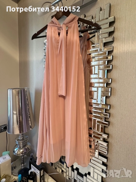 Рокля, розово соле, снимка 1