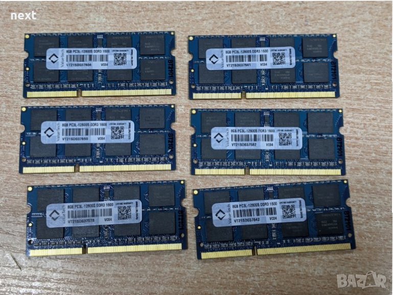 8GB DDR3 памет за лаптоп SO-DIMM RAM + Гаранция 12м. и фактура, снимка 1