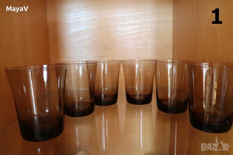 Стъклени чаши, комплекти - различни видове, снимка 1