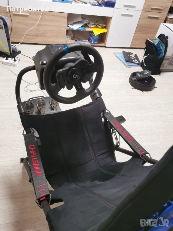 Logitech 923 със стол от Германия , снимка 1