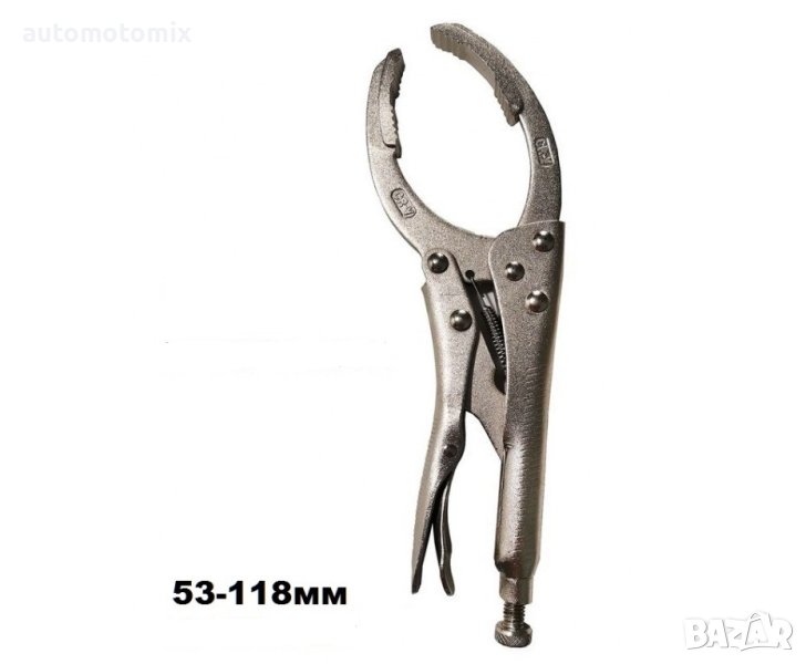 КЛЕЩИ ЧИРАК ЗА МАСЛЕН ФИЛТЪР С ФИКСАТОР 55 -115ММ,267209, снимка 1