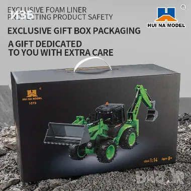 HUINA 1579 1:14 RC БАГЕР-ТОВАРАЧ (МОДЕЛ 2024), снимка 1