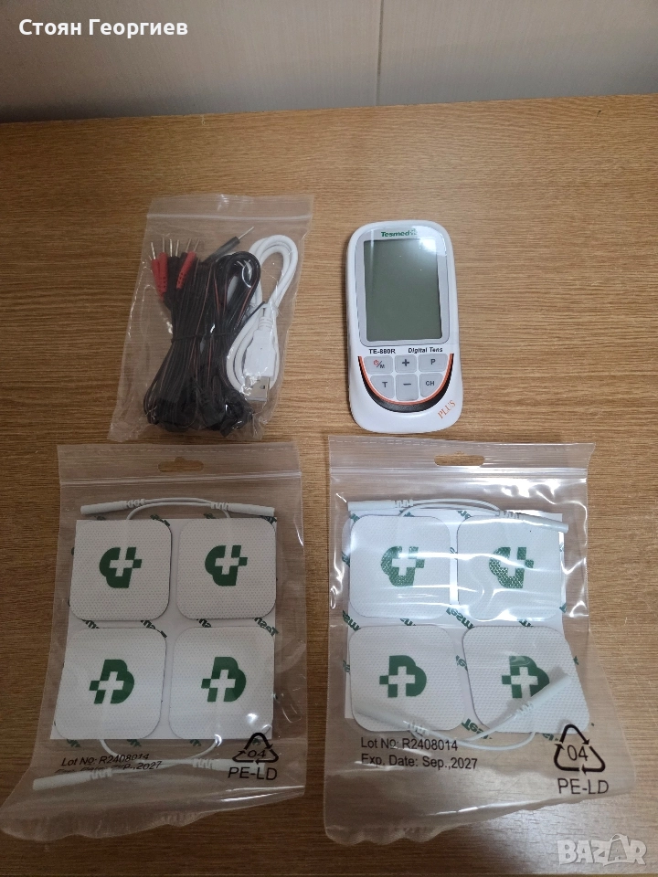 Мускулен електростимулатор Tesmed Te-880R Plus, 73 програми, 8 електрода, снимка 1