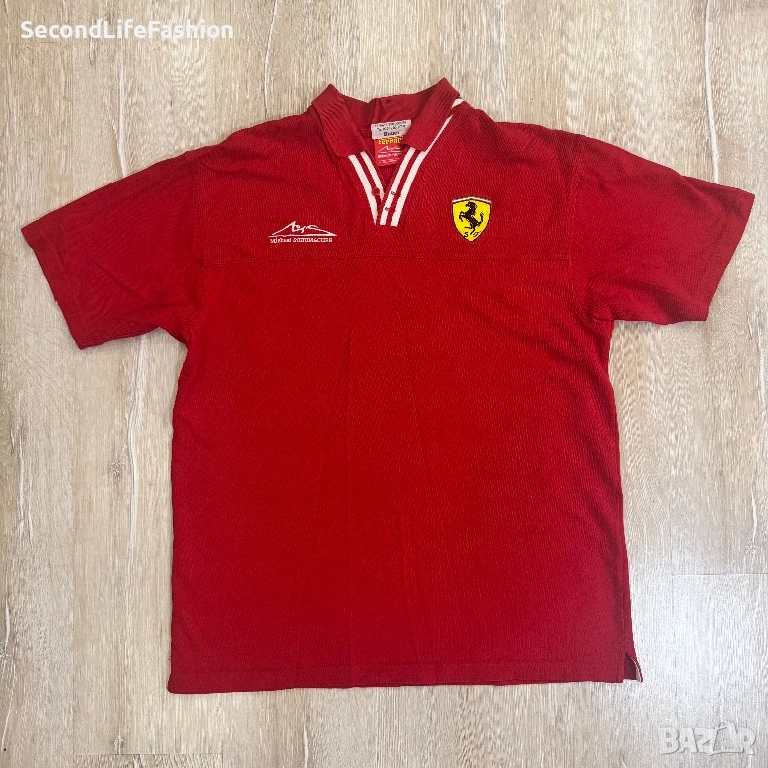Оригинална тениска Ferrari Michael Schumacher колекционерска размер XL, снимка 1