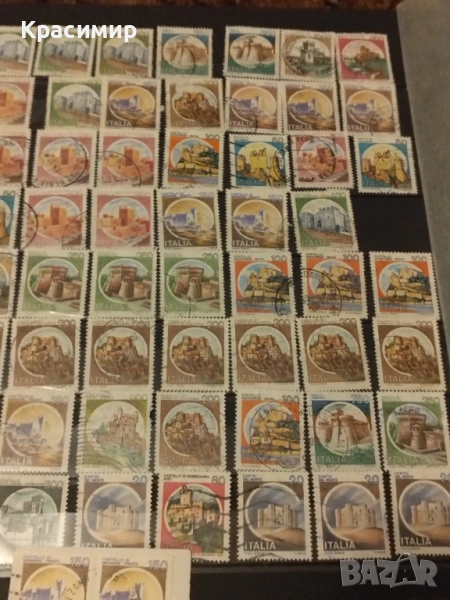 Пощенски марки Италия.Замъци ., снимка 1