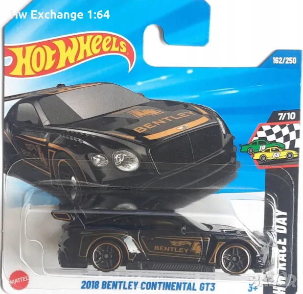 Hot wheels 2018 BENTLEY CONTINENTAL GT3, снимка 1