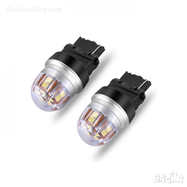 Комплект диодни крушки Automat, T20, 12-24V, 6500K, 320Lm, 2 броя, снимка 1