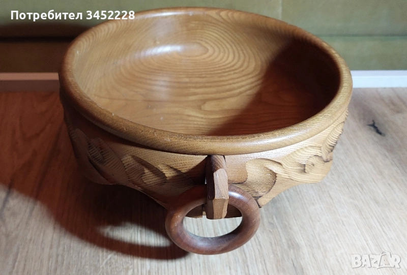 дърворезба купа за ценители , снимка 1