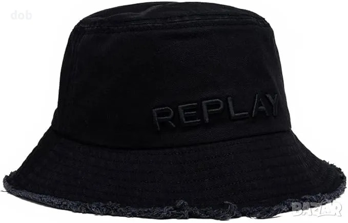 Нова шапка  REPLAY Bucket Heavy Cotton Twill Broken Part Hat, оригинал, снимка 1