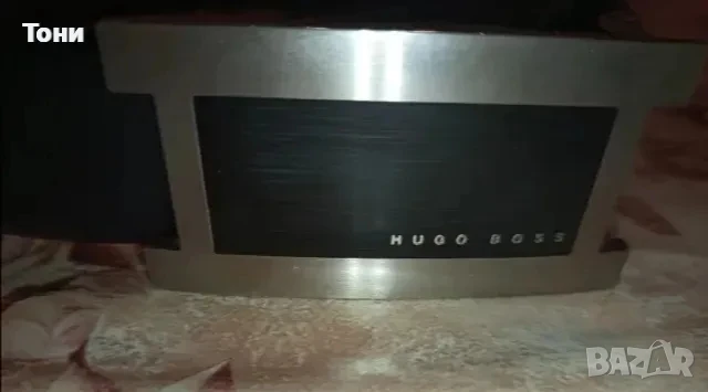 HUGO BOSS ОРИГИНАЛ Нов Мъжки Колан Изцяло от Естествена Кожа 110см. , снимка 1