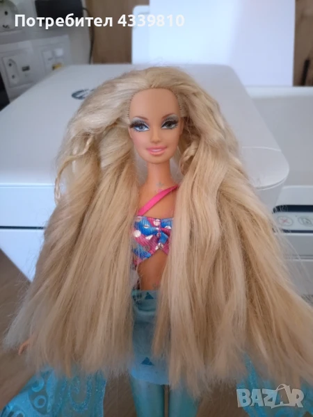барби barbie  фея с крила от филм fairytopia и дълга коса , снимка 1