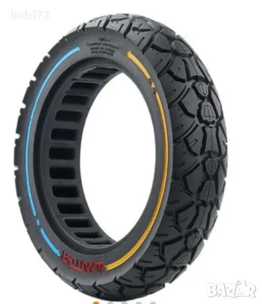 Еластична плътна гума 10х2.5 46мм за електрическа тротинетка, снимка 1