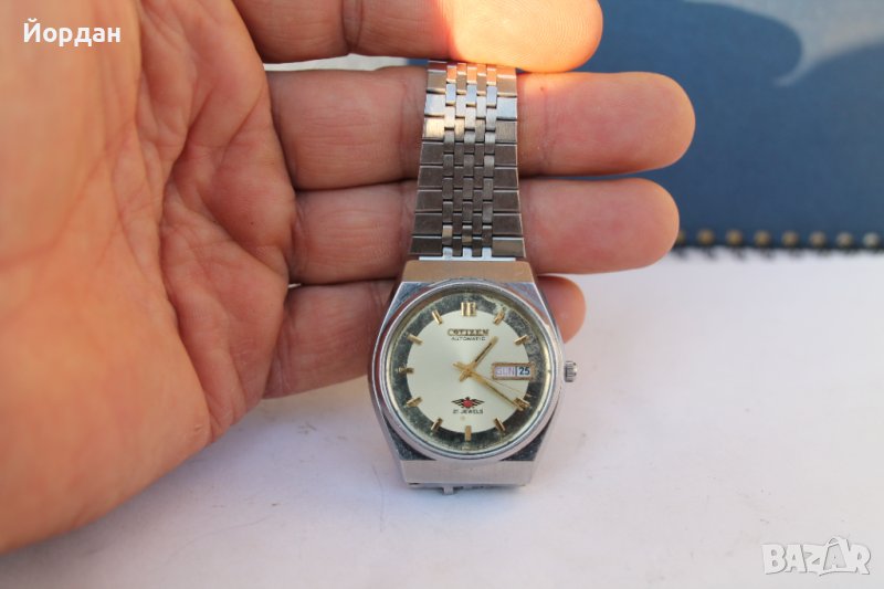 Японски ''Citizen'' 21 камъка автомат 37 мм, снимка 1