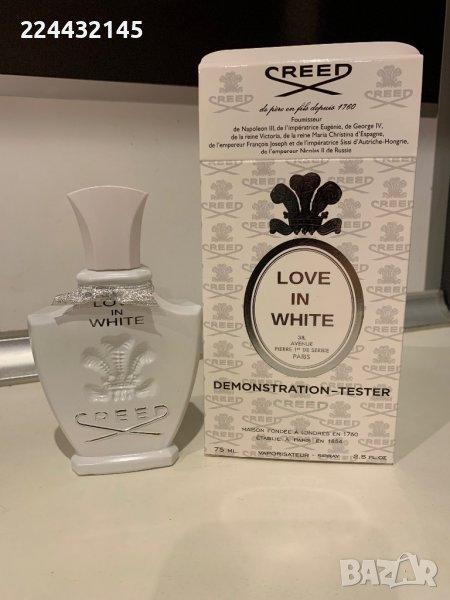 creed love in white 75ml EDP Tester , снимка 1