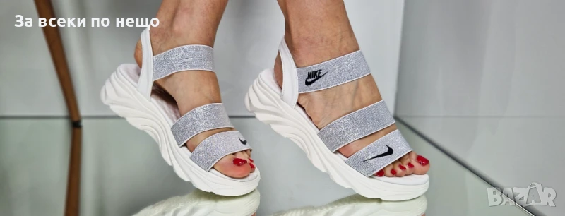 Nike Дамски Сиви Сандали Найк от 36 до 41 номер Код P811, снимка 1