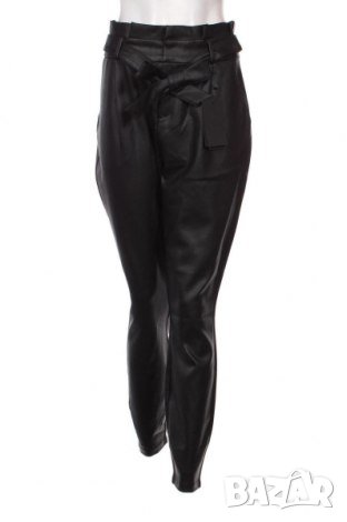 ДАМСКИ ПАНТАЛОН VERO MODA с ефект на кожа ПОДАРЪК БЛУЗА , снимка 1