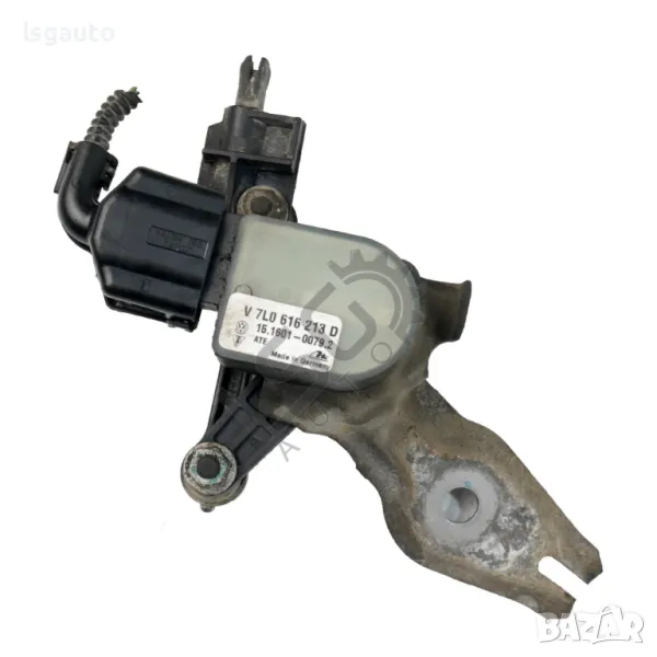 Преден ляв датчик ниво въздушно окачване Volkswagen Touareg I (7L) 2002-2010 ID: 142495, снимка 1