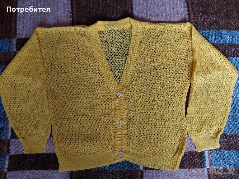 Дамска жилетка с дълъг ръкав XS-S, снимка 1