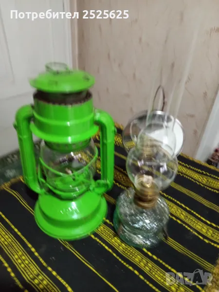 Фенер и газена лампа, снимка 1
