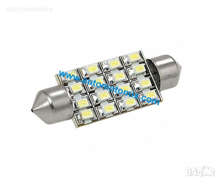 СУЛФИДНА ДИОДНА КРУШКА 16LED, снимка 1