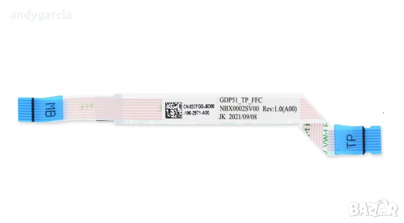 DELL XPS 15 9500 9510 9520 Dell Precision 5550 5560 5570 touchpad cable кабел за тъчпада, снимка 1