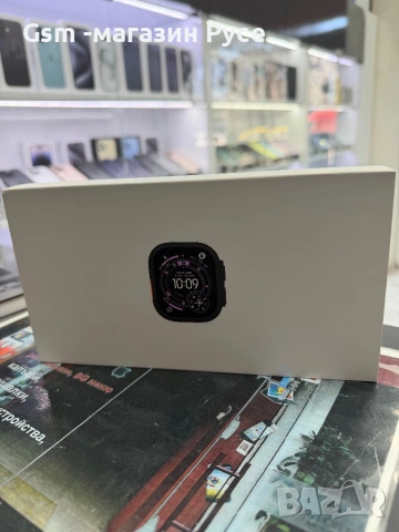 Apple watch Ultra 3 Black Ti TMl M *Чисто нов*, снимка 2 - Смарт гривни - 53257488