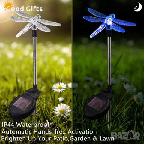 RGB Градинска Соларна лампа Водно конче, снимка 2 - Соларни лампи - 40840698