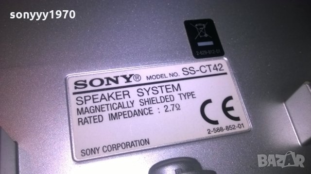 sony ss-ct42 center-30х12х8см-внос швеицария, снимка 7 - Тонколони - 27567594