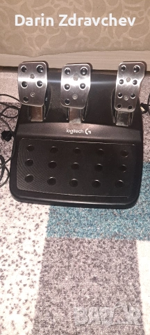 Logitech G29 + педали + shifter – използван, снимка 3 - Аксесоари - 53437837