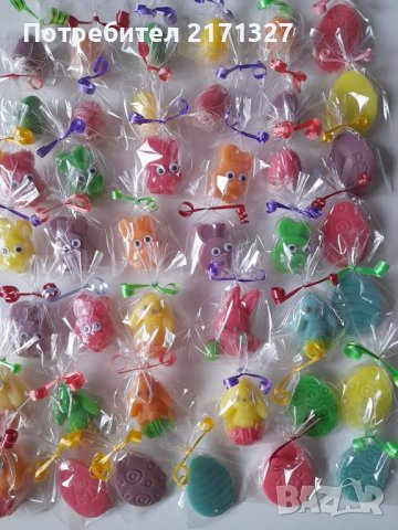 Великденски яйца и зайци от ароматен глицеринов сапун, снимка 7 - Български сувенири - 40027497