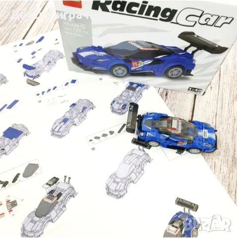 Конструктор спортна кола, малки елементи тип Лего, снимка 7 - Конструктори - 49864852