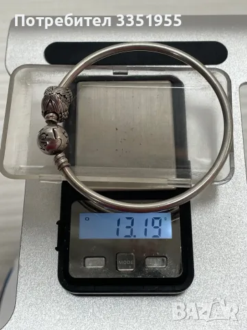 Оригинална гривна Pandora с 3 талисмана, снимка 14 - Гривни - 49523707