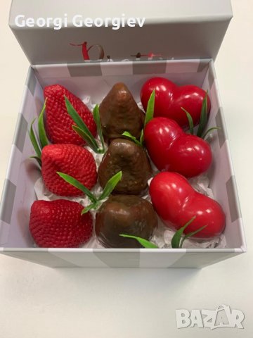 Подаръци от ароматен глицеринов сапун , снимка 11 - Изкуствени цветя - 39857408